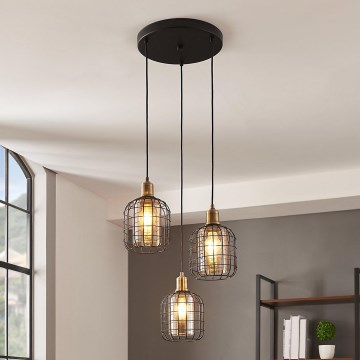 Eglo - Люстра на тросе 3xE27/40W/230V