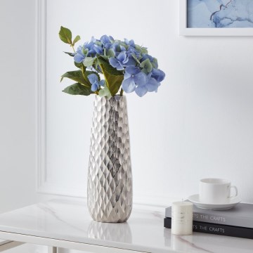 Eglo - Металлическая ваза 31x12 см серебристый