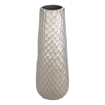 Eglo - Металлическая ваза 40,5x14 см серебристый