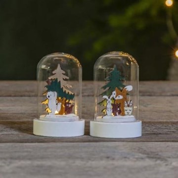 Eglo - НАБІР 2x Різдвяна LED декорація 1xLED/0,03W/1xCR2032