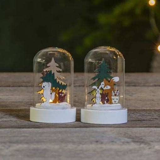 Eglo - НАБІР 2x Різдвяна LED декорація 1xLED/0,03W/1xCR2032