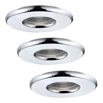 Eglo - НАБІР 3x Світлодіодний світильник для ванної кімнати IGOA 1xLED/3,3W/230V IP44