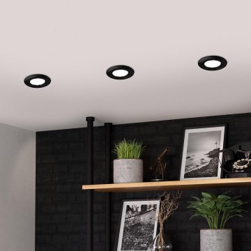 Eglo - НАБІР 3x Вбудований стельовий LED світильник PENETO 1xGU10/4,6W/230V
