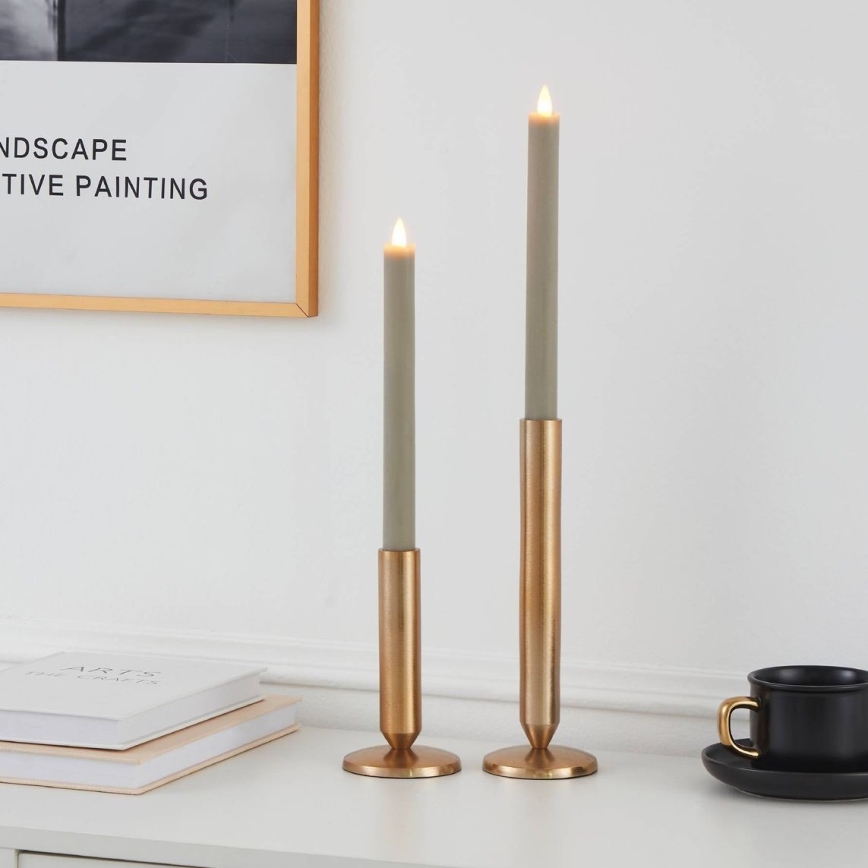 Eglo - Набір з 2х світлодіодних свічок LED/1xAAA 24,5 см бежевий