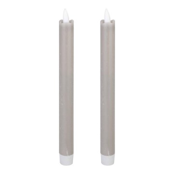 Eglo - Набір з 2х світлодіодних свічок LED/1xAAA 24,5 см сірий
