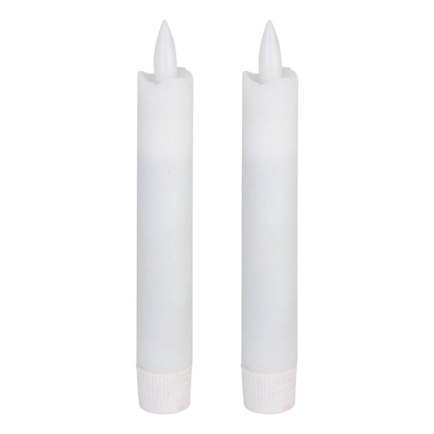 Eglo - НАБОР 2x Светодиодная свеча LED/1xAAA 15 см белый