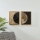 Eglo - НАБОР 2x Картина на холсте 43x33 см черный/золотистый