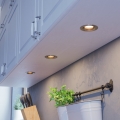 Eglo - НАБОР 3x диммируемых встраиваемых светильников LED/4,8W/230V диам. 8,8 см матовый хром