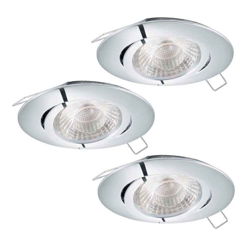 Eglo - НАБОР 3x светодиодных подвесных потолочных светильника TEDO 3xGU10-LED/5W/230V