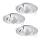 Eglo - НАБОР 3x светодиодных подвесных потолочных светильника TEDO 3xGU10-LED/5W/230V