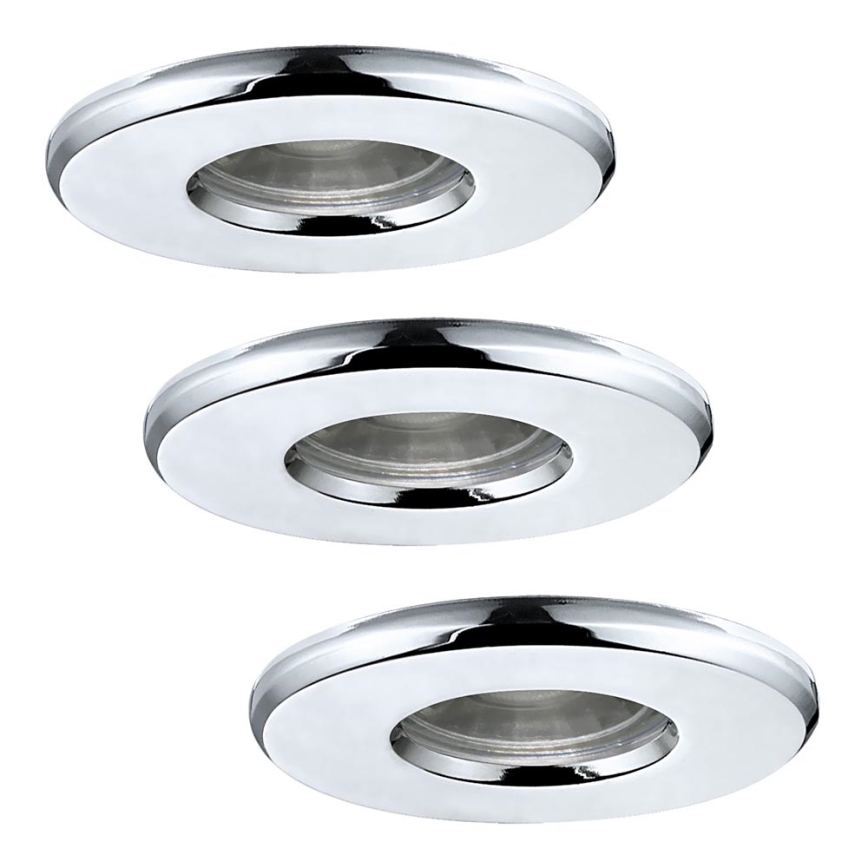 Eglo - НАБОР 3x Светодиодный светильник для ванной комнаты IGOA 1xLED/3,3W/230V IP44