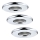 Eglo - НАБОР 3x Светодиодный светильник для ванной комнаты IGOA 1xLED/3,3W/230V IP44
