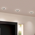 Eglo - НАБОР 3x Светодиодный встроенный светильник 3xLED/4,8W/230V черный