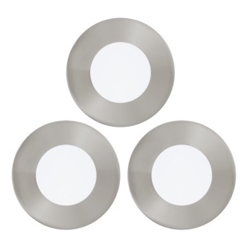 Eglo - НАБОР 3x Светодиодный встроенный светильник FUEVA 1xLED/2,7W/230V