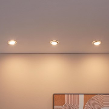 Eglo - НАБОР из 3 светодиодных встраиваемых светильников PENETO, 1xGU10-LED/5W/230V