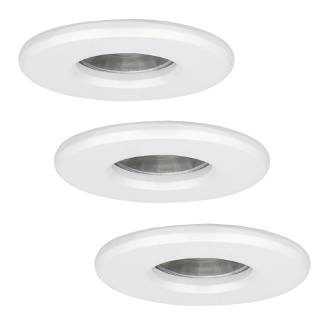 Eglo - НАБОР 3x Светодиодный светильник для ванной комнаты IGOA 1xGU10/3,3W/230V IP44