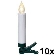 Eglo - НАБІР 10x LED Освітлення для різдвяної ялинки 1xLED/0,06W/1xAAA