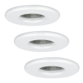 Eglo - НАБІР 3x Світлодіодний світильник для ванної кімнати IGOA 1xGU10/3,3W/230V IP44