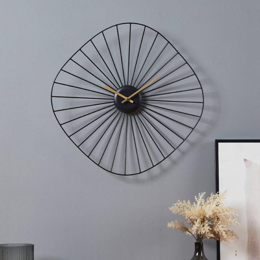 Eglo - Настенные часы 1xAA 50x50 см черный