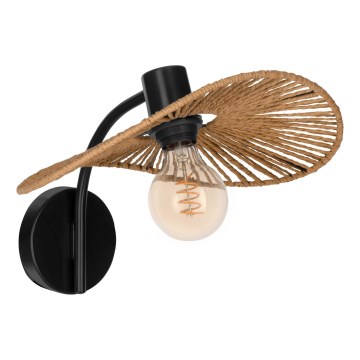 Eglo - Настенный светильник 1xE27/42W/230V коричневый/чёрный