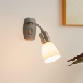 Eglo - Настенный светильник в розетку 1xE14/5W/230V матовый хром
