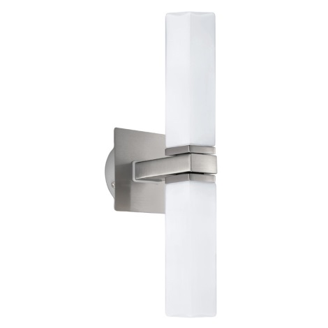 Eglo - Настенный светильник для ванной комнаты 2xG9/40W опаловое стекло IP44