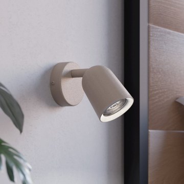 Eglo - Настенный точечный светильник 1xGU10/5W/230V бежевый