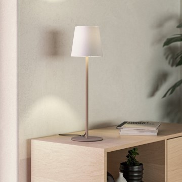 Eglo - Настільна лампа 1xE14/40W/230V кремова/біла