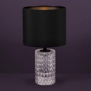 Eglo - Настільна лампа 1xE27/40W/230V чорний