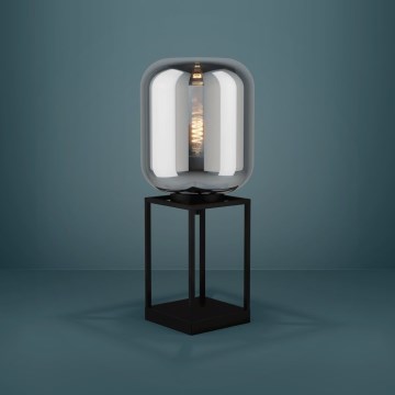 Eglo - Настільна лампа 1xE27/40W/230V димчастий