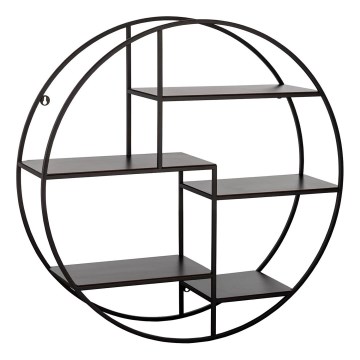 Eglo - Настінна полиця 26x90 см чорний