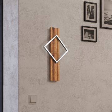 Eglo - настінний світильник LED/13W/230V чорний/коричневий