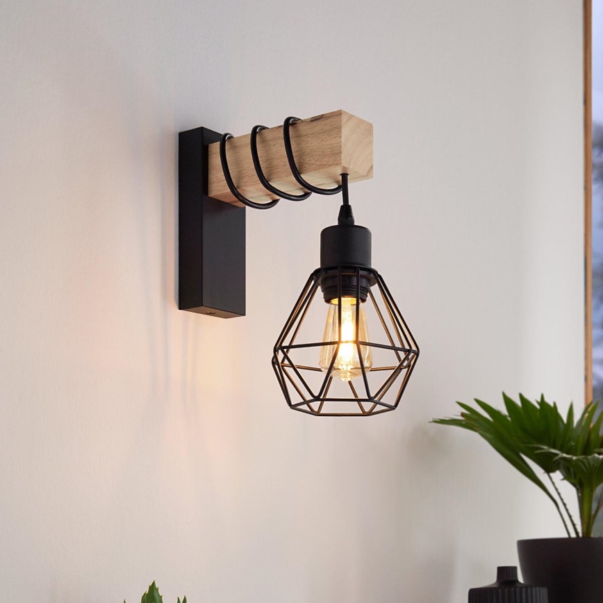 Eglo - Настінний світильник TOWNSHEND 1xE27/60W/230V - FSC сертифіковано