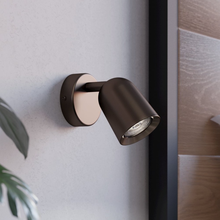 Eglo - Настінний точковий світильник 1xGU10/5W/230V бронзовий