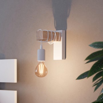 Eglo - Настінний точковий світильник TOWNSHEND 1xE27/10W/230V - FSC сертифіковано