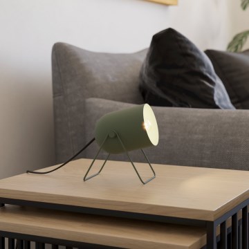 Eglo - Настольная лампа 1xE14/8W/230V зелёная