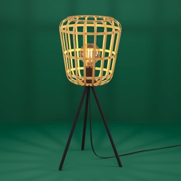 Eglo - Настольная лампа 1xE27/40W/230V бамбук