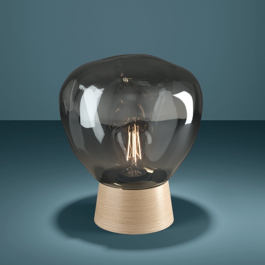 Eglo - Настольная лампа 1xE27/40W/230V дымчатый