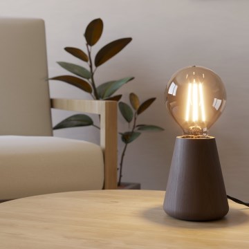 Eglo - Настольная лампа 1xE27/40W/230V коричневый