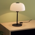 Eglo - Настольная лампа 1xE27/40W/230V черная/белая