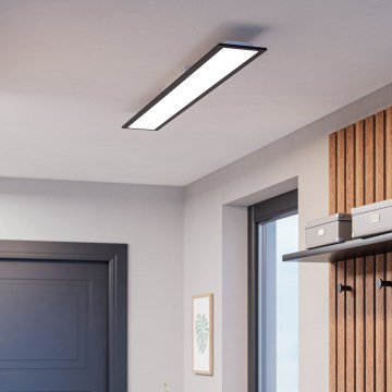 Eglo - Накладная LED-панель/28Вт/230В 2700/4000/6500К 120x15 см черная