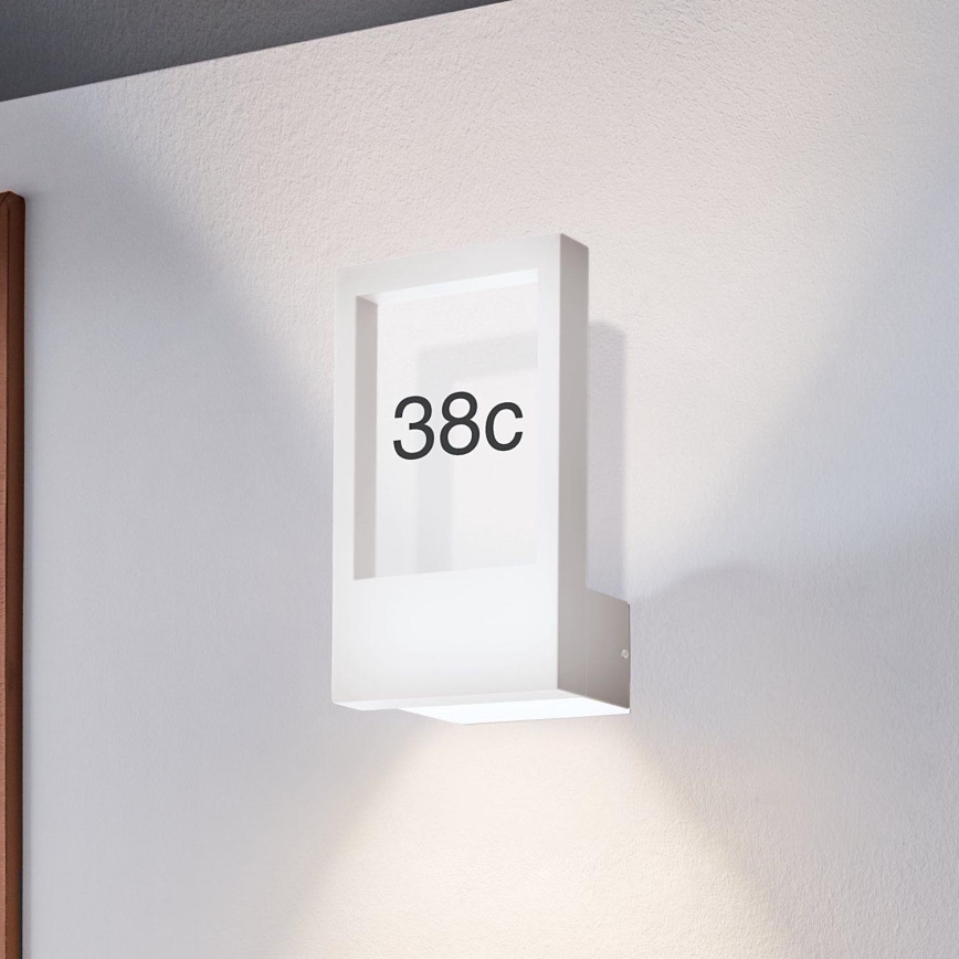 Eglo - Номер дома 1xE27/28W/230V IP4белый