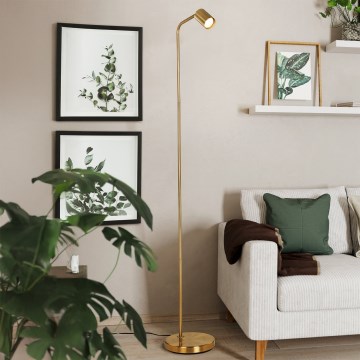 Eglo - Підлогова лампа 1xGU10/5W/230V золота