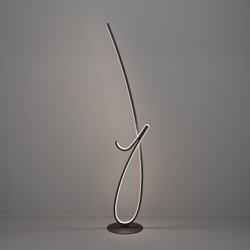 Eglo - підлогова світлодіодна лампа LED/20W/230V 2700/4000/6500K чорна