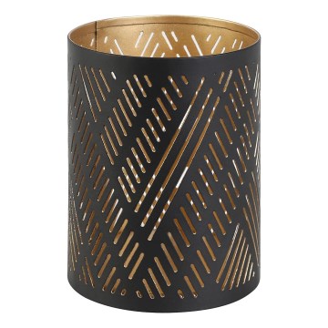 Eglo - Підсвічник 10x7,5 см чорний/золотий