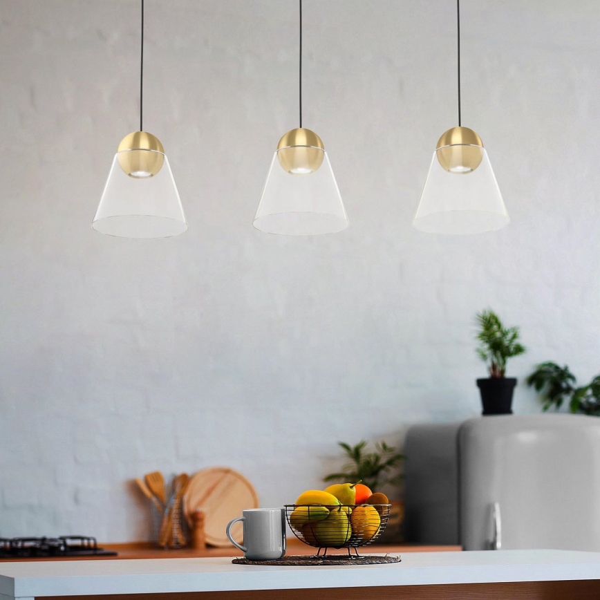 Eglo - Підвісна LED люстра 3xGU10/4,5W/230V