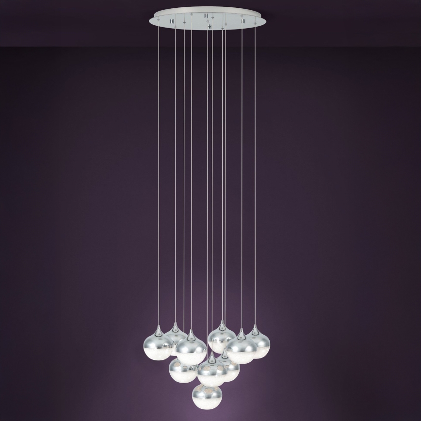 Eglo - Підвісна LED люстра з регулюванням яскравості 10xLED/3,1W/230V