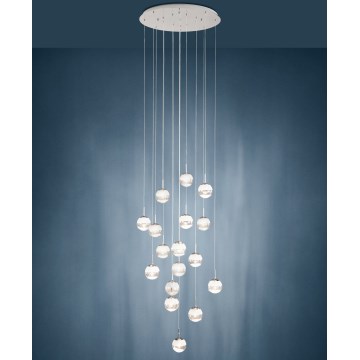 Eglo - Підвісна LED люстра з регулюванням яскравості 17xLED/5W/230V