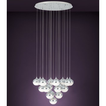 Eglo - Підвісна LED люстра з регулюванням яскравості 18xLED/3,1W/230V