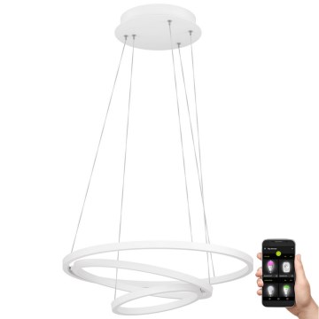 Eglo - Підвісна LED люстра з регулюванням яскравості LED/43,2W/230V білий